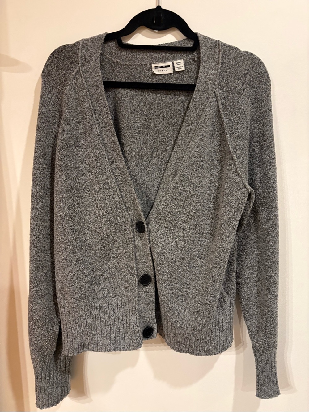 Noisy May V-Neck Button Cardigan Sweater